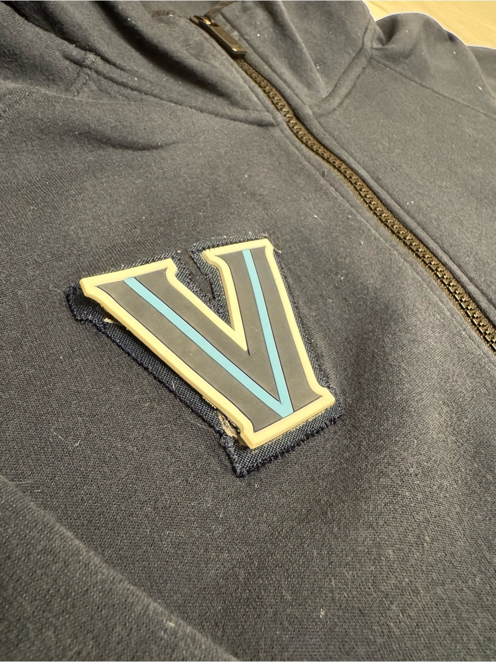Villanova Nike Navy Hooded Full-Zip Jacket - Picture 2 of 4